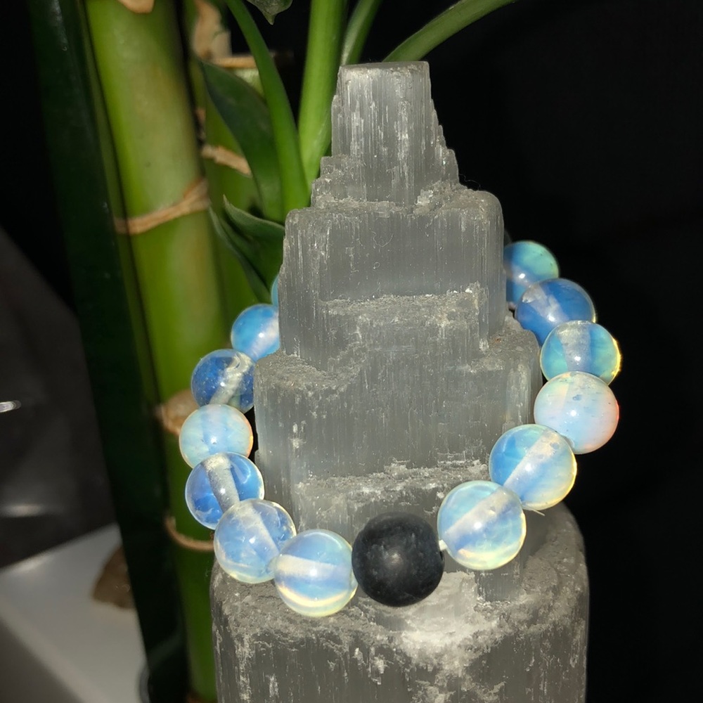 Child’s Opal Bracelet w/ Shungite